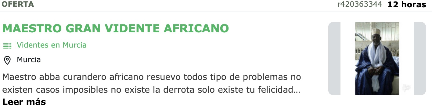 tarot africano murcia
